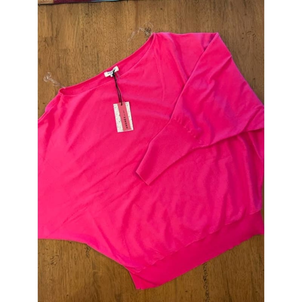 Andree by Unit Pink Dohlman Sleeve Sweater - XL
